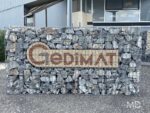 Gabion personnalisé logo Gedimat