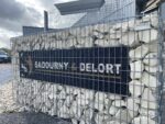 Gabion personnalisé logo Entreprise Sadourny & Delort