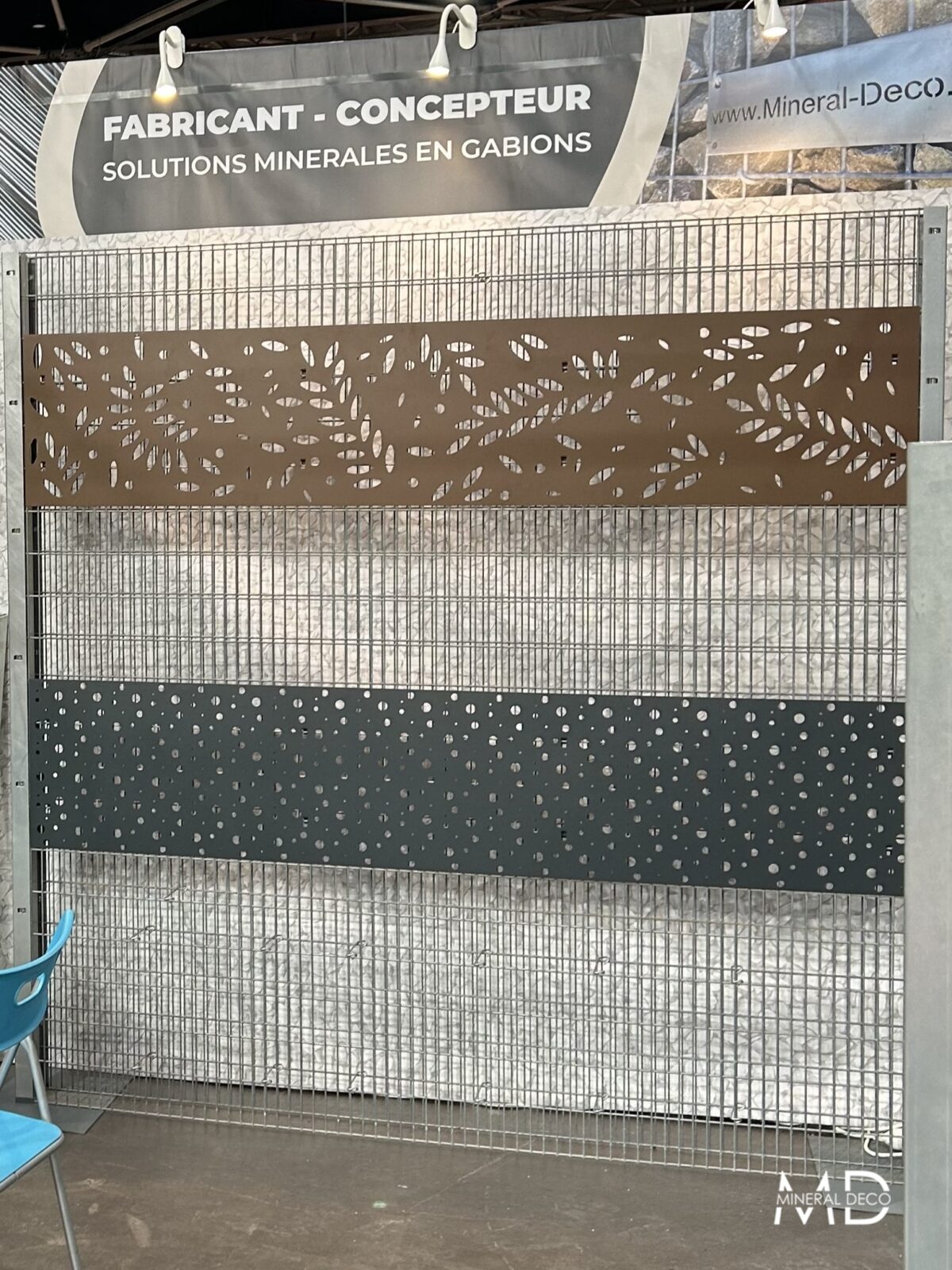 Gabion brise vue déco grille panneaux décoratifs